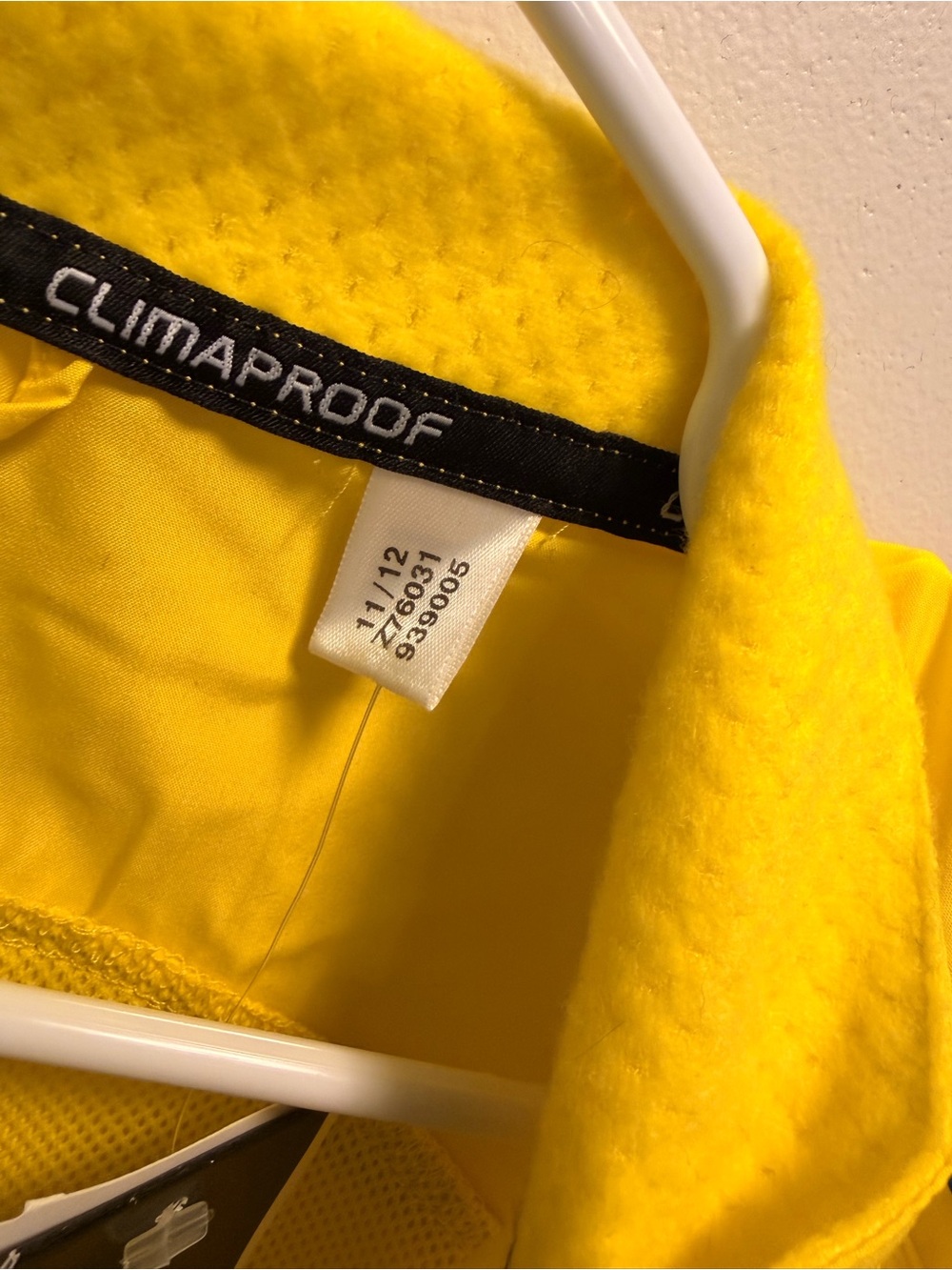 Rare Collectors Adidas Men’s 2013 Boston Marathon Yellow Windbreaker Jacket NWT - Picture 7 of 9